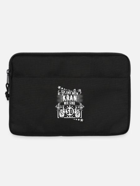 Kranführer - Laptoptasche 13" - Schwarz