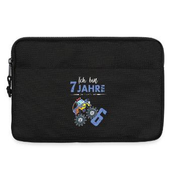 Ich bin 7 Jahre - Laptoptasche 13" - Schwarz - Vorne