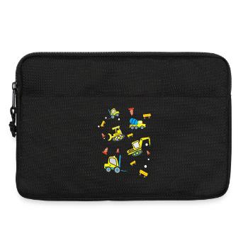 Véhicules de chantier - Sacoche pour ordinateur portable 13 pouces - noir - Devant