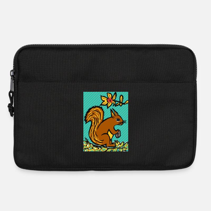 Eichhörnchen I Tier I Urlaub I Wald I EG - Laptoptasche 13" - Schwarz