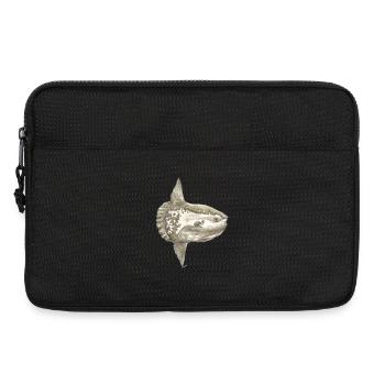 Mola mola poisson-lune pour les pêcheurs, les plongeurs - Sacoche pour ordinateur portable 13 pouces - noir - Devant