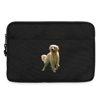 Golden retriever - Sacoche pour ordinateur portable 13 pouces - noir - Devant
