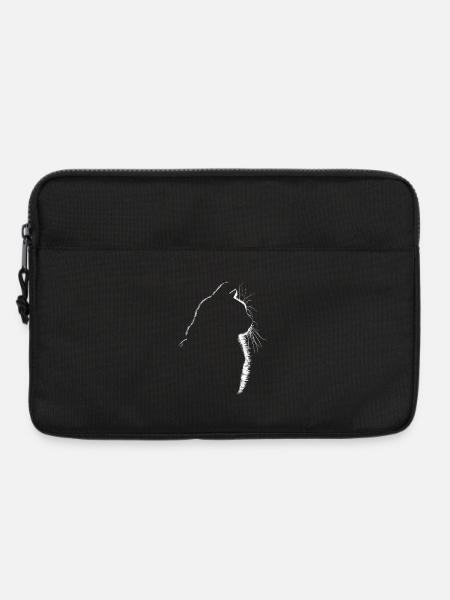 Katze - Laptoptasche 13" - Schwarz
