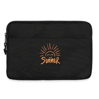 Lebendige Sommer Sonnenstrahlen Illustration - Laptoptasche 13" - Schwarz - Vorne