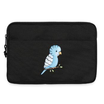 mignon oiseau perruche - Sacoche pour ordinateur portable 13 pouces - noir - Devant
