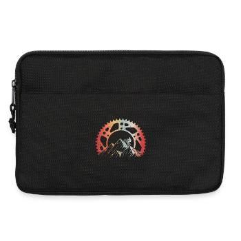 Fahrrad und Berg - Laptoptasche 13" - Schwarz - Vorne