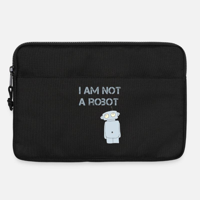 i am not a robot - Laptoptasche 13" - Schwarz
