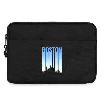 Boston Skyline Classic T-Shirt - Sacoche pour ordinateur portable 13 pouces - noir - Devant