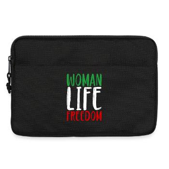 Woman Life Freedom Frau Frauen Frauenrechte Iran - Laptoptasche 13" - Schwarz - Vorne