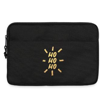 HOHOHO Gold Santa Christmas Cool Quotes Sayings - Laptop bag 13" - black - Front