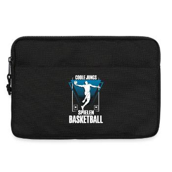 Basketball Basketballer - Laptoptasche 13" - Schwarz - Vorne