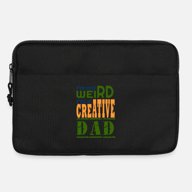 I'm not weird, I'm a creative dad. - Laptop bag 13" - black