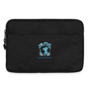 Earth Guardian: Blaugrüne Kugel und Bäume - Laptoptasche 13" - Schwarz - Vorne