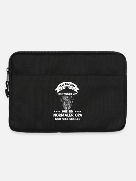 Ich bin ein Rottweiler Opa - Laptoptasche 13" - Schwarz