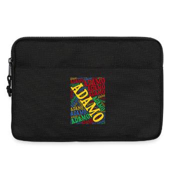 Adamo word cloud t-shirt t-shirt gift idea - Laptop bag 13" - black - Front