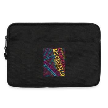 t-shirt Aci Castello word cloud t-shirt - Sacoche pour ordinateur portable 13 pouces - noir - Devant