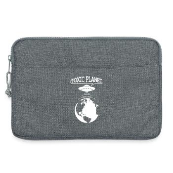 Toxic Planet - OVNI écologie - Sacoche pour ordinateur portable 13 pouces - gris chiné - Devant