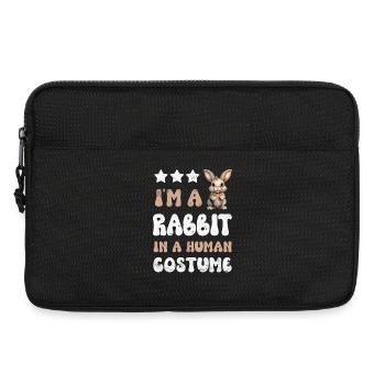 Rabbit Rabbit - Laptop bag 13" - black - Front
