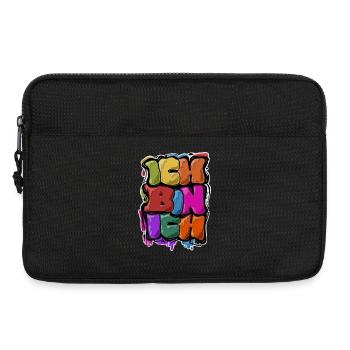 ICH bin ICH - Laptoptasche 13" - Schwarz - Vorne