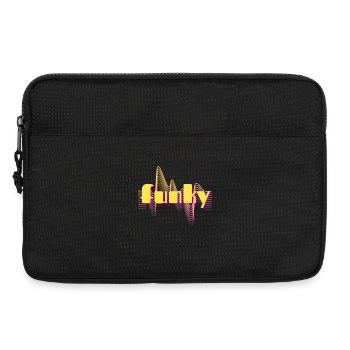 funky - Sacoche pour ordinateur portable 13 pouces - noir - Devant