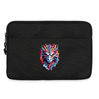 Coole Drache - Laptoptasche 13" - Schwarz - Vorne