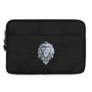 Maori-Tattoo im Löwenkopf-Stil - Laptoptasche 13" - Schwarz - Vorne
