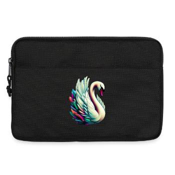 Schwan - Laptoptasche 13" - Schwarz - Vorne