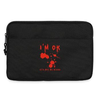 I'm Fine (Englisch) - Laptoptasche 13" - Schwarz - Vorne
