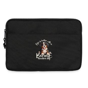 Bouvier bernois - Sacoche pour ordinateur portable 13 pouces - noir - Devant