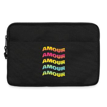 t-shirt amour love love Liebe t-shirt gift - Laptop bag 13" - black - Front