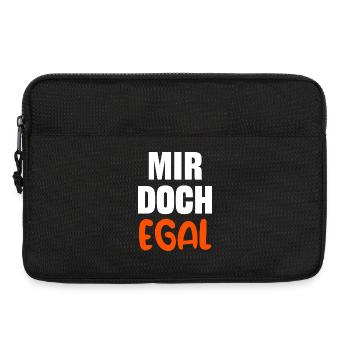 I don't care Statement Attitude Relax - Laptop bag 13" - black - Front