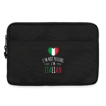 i love italy - Laptop bag 13" - black - Front
