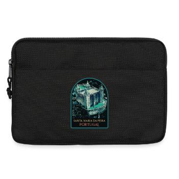 Medieval Castle of Santa Maria da Feira - Laptop bag 13" - black - Front