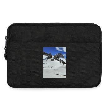Lac Lauzon en hiver - Sacoche pour ordinateur portable 13 pouces - noir - Devant