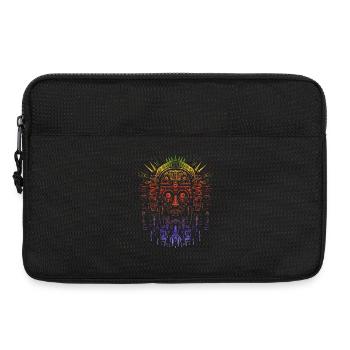 Aztec Mask - Laptop bag 13" - black - Front