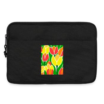 EG Tulips I Flowers I Tulip Festival I Gift Idea - Laptop bag 13" - black - Front
