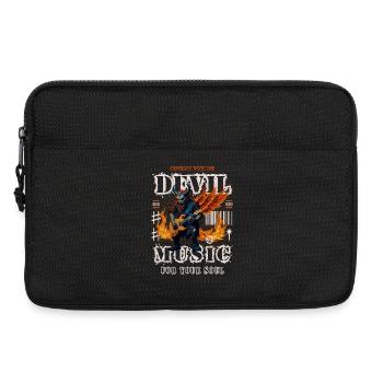 Devil Rock Music - Laptop bag 13" - black - Front
