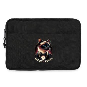 Siamese Cat Siamese Cat Next Level Suit Gift - Laptop bag 13" - black - Front