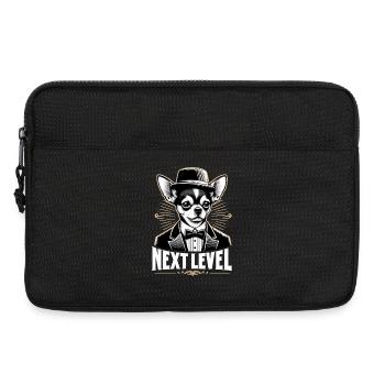 Chihuahua Next Level Suit Tuxedo Dog Gift - Laptop bag 13" - black - Front