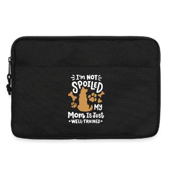 Hundeliebhaber Hundemama - Laptoptasche 13" - Schwarz - Vorne