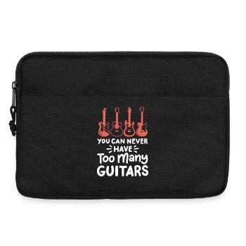 Gitarren Gitarrist Gitarrenspieler - Laptoptasche 13" - Schwarz - Vorne