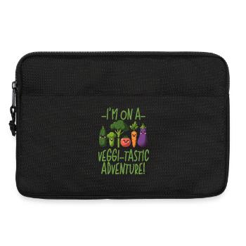 ICH BIN AUF EINEM VIGGI-TASTISCHEN ABENTEUER, VEGAN LUSTIG - Laptoptasche 13" - Schwarz - Vorne