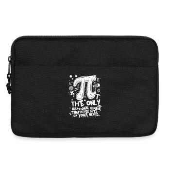 Pi: the only irrational number - Laptop bag 13" - black - Front