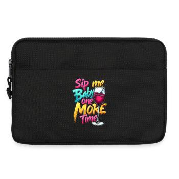 SIP ME BABY NOCH EINMAL - Laptoptasche 13" - Schwarz - Vorne