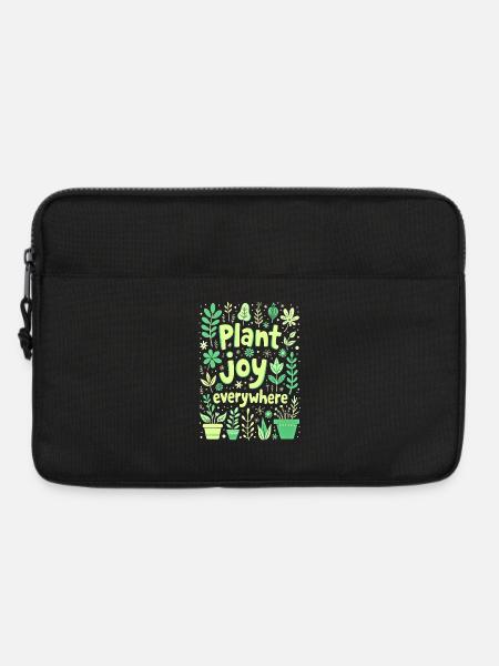 PLANT JOY EVERYWHERE - Laptop bag 13" - black