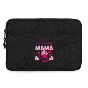 Geburtstag Mama - Laptoptasche 13" - Schwarz - Vorne