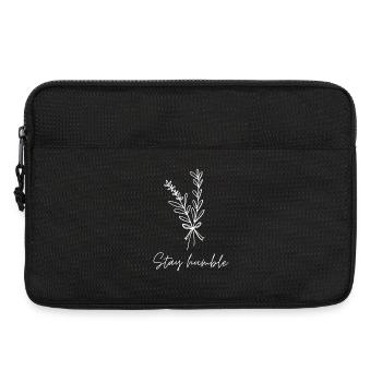 Stay humble minimalist illustration - Laptop bag 13" - black - Front
