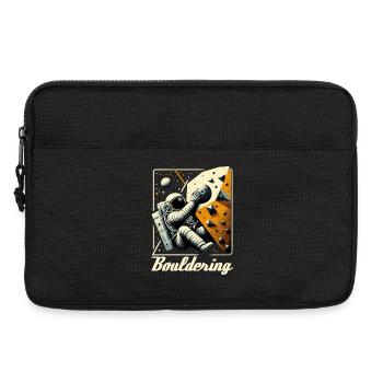 Bouldering Astronaut Spaceman Gift - Laptop bag 13" - black - Front