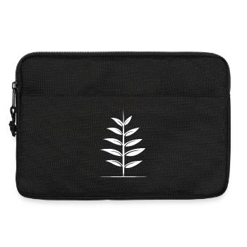Nature Leaf Simple Extérieur Simple Lignes d’arbres - Sacoche pour ordinateur portable 13 pouces - noir - Devant