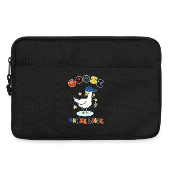 goose on the loose - Laptop bag 13" - black - Front